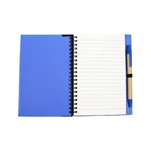 Contrast Paperboard Spiral Notebook & Pen 5.5"...